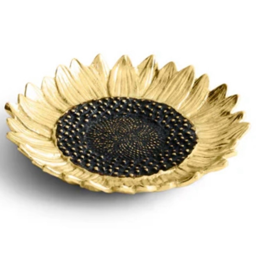 Michael Aram Gold Sunflower Decorative - Accent holder/decor
